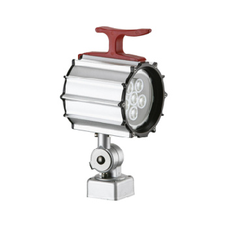Lámpara articulada LED 6x1 W, ver integrada, cl. prot. IP 65, conv. 24 V CA/CC-Leer más