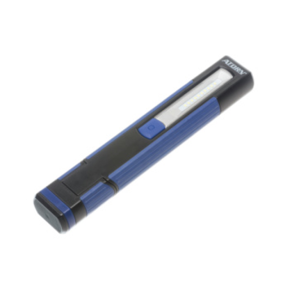 Lámpara de trabajo LED profesional ATORN, batería de ion-litio-Leer más