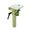 Aparato de ajuste de altura ATORN para tornillo de banco 125 mm, verde