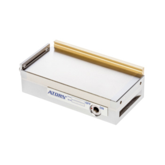 Piastra di fissaggio magnetico permanente ATORN, 400 x 200 mm con divisione polare parallela-Leggi tutto