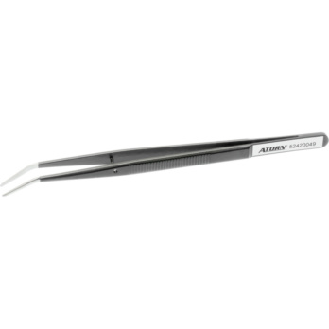 Pinzas ATORN ESD en curva y dentadas, 155 mm-Leer más