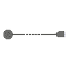 Cable de conex. TESA TESA TLC con interfaz DIGIMATIC, longitud de cable 2 m Cable de conex. TESA TESA TLC con interfaz DIGIMATIC, longitud de cable 2 m