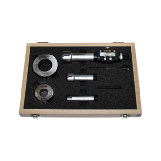 Micrómetros interiores 50-100 mm, salida RS232, estuche de micrómetros electrónicos de 3 puntos IP67-Leer más