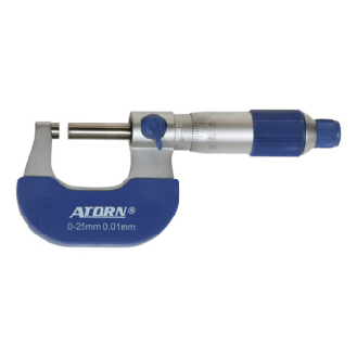 Micrómetro ATORN 25-50 mm, en estuche-Leer más