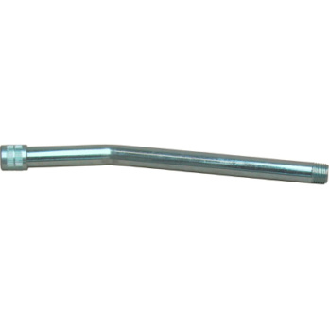 Tubo de boquilla, curvo, 150 mm con boquilla tubular-Leer más