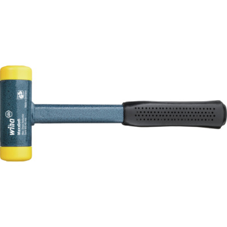 Martillo antirrebote WIHA, diámetro cabeza 45 mm, mango de tubo de acero-Leer más