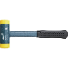 Martillo antirrebote WIHA, diámetro cabeza 50 mm, mango de tubo de acero Martillo antirrebote WIHA, diámetro cabeza 50 mm, mango de tubo de acero