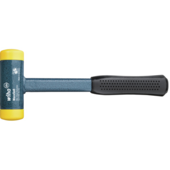 Martillo antirrebote WIHA, diámetro cabeza 50 mm, mango de tubo de acero Martillo antirrebote WIHA, diámetro cabeza 50 mm, mango de tubo de acero-Leer más