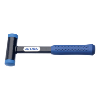 Martillo antirrebote ATORN, sin retroceso, mango de tubo de acero, cabeza 50 mm-Leer más