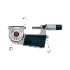 Micrómetro de comparador de precisión ATORN 25-50 mm 0,001 mm, DIN 863 Micrómetro de comparador de precisión ATORN 25-50 mm 0,001 mm, DIN 863