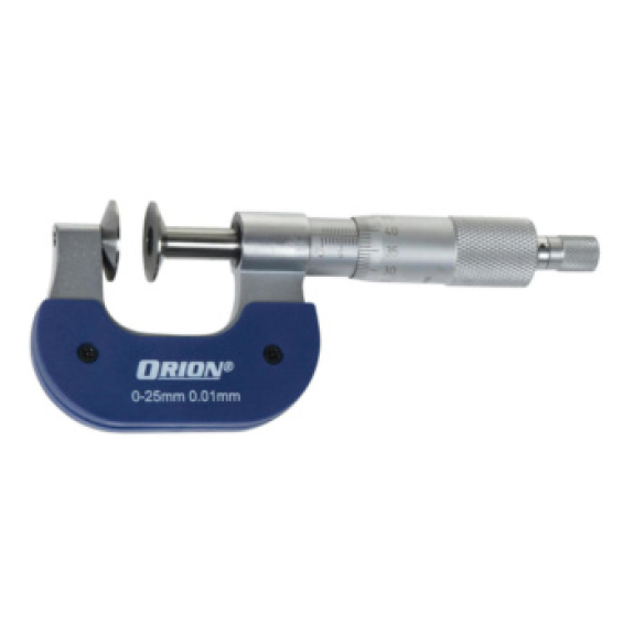 Micrómetro de disco ORION 75-100 mm 0,01 mm, diá. disco 20 mm, en estuche Micrómetro de disco ORION 75-100 mm 0,01 mm, diá. disco 20 mm, en estuche-Leer más
