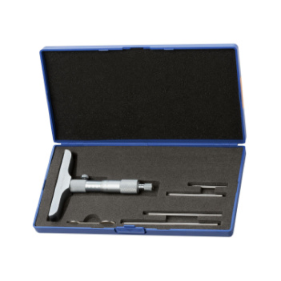Micrómetro de profundidad ORION, rango de med. 0-100 mm con 4 agujas de medició Micrómetro de profundidad ORION, rango de med. 0-100 mm con 4 agujas de medició-Leer más