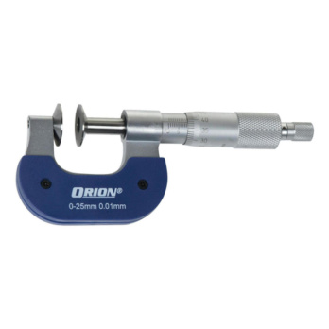 Micrómetro de disco ORION 25-50 mm 0,01 mm, diá. disco 20 mm, en estuche-Leer más