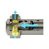 Instrumento medición interno TESA IMICRO, rango 125-150 mm, 0,01 mm metal duro