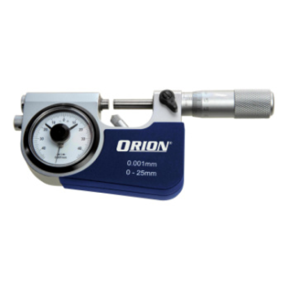 Micrómetro comparador precis. ORION 0-25 mm, int. escala 0,001 mm estuche Micrómetro comparador precis. ORION 0-25 mm, int. escala 0,001 mm estuche-Leer más