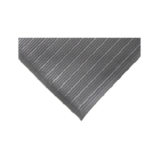 Alfombra antifatiga de PVC 1200 mm x metro lineal, color gris-Leer más