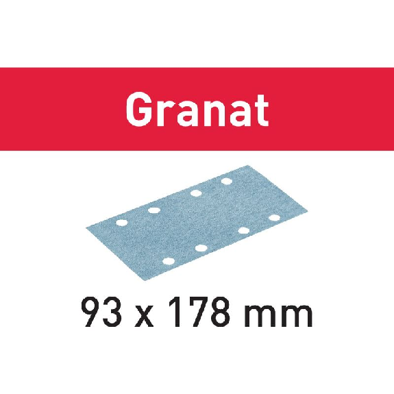 Sanda Feuille STF 93X178 P60 GR / 50 GRANAT - 498934 --Lire la description