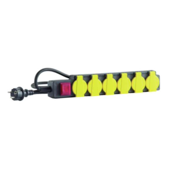 Steckdosenleiste IP44 3,0m 6-fach H07RN-F3G1,5 Steckdosenleiste IP44 3,0m 6-fach H07RN-F3G1,5-Beschreibung lesen
