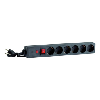 Steckdosenleiste IP20 1,4m 6-fach H05VV-F3G1,0 Steckdosenleiste IP20 1,4m 6-fach H05VV-F3G1,0