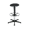 Tabur. BIMOS base patín y reposapiés, cojín acolchado, alt. asiento 570-850 mm Tabur. BIMOS base patín y reposapiés, cojín acolchado, alt. asiento 570-850 mm