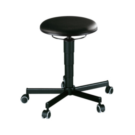 Tabur. BIMOS con ruedas y cojín de cuero de imitación, alt. asiento 460-630 mm Tabur. BIMOS con ruedas y cojín de cuero de imitación, alt. asiento 460-630 mm-Leer más