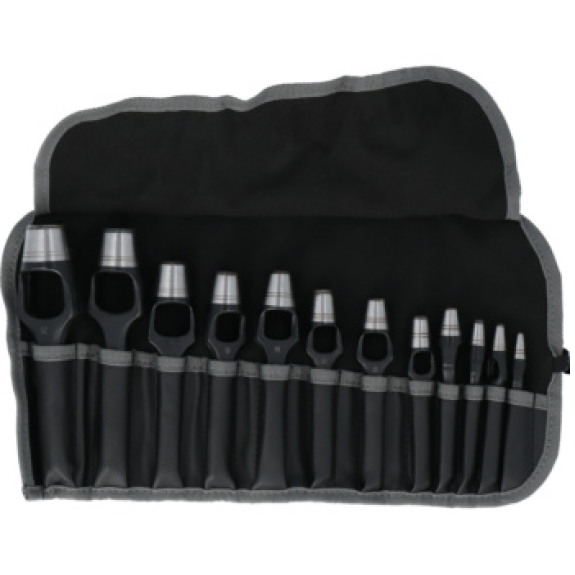 Sacabocados ATORN, 12 piezas, 3-25 mm, DIN 7200 A 3,5,6,8,10,12,13,14,16,19,22-Leer más