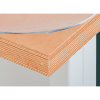 Soporte PVC suave LxFxAlt 2000 x 800 x 3 mm transparente-Leer más