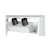 Perfil de soporte WTS, chapa de acero, long. 220 mm, 2 sop., HSK 80, RAL 7035