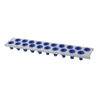 Perfil de soporte WTS con 20 soportes SK 40 RAL 7035 gris luminoso-Leer más
