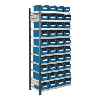 Est. insertable piso adic. mod. 13 2000x1000x400 mm 10 estantes galv. RAL 7016
