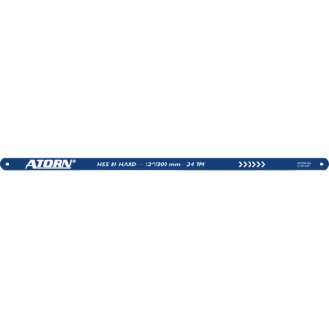 Hojas de sierra de mano ATORN, 18 dientes, 300x13x0,65mm, bimetal HSS-Leer más