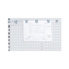 Soporte para planos HK 1981 mm incl. 8 imanes pleg. RAL 7035 gris luminoso