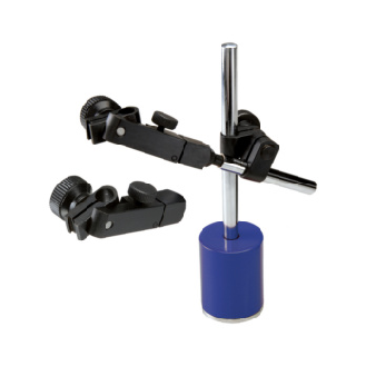 Soporte med. pequeño ORION, altura total 155 mm con base magn. perm. redonda-Leer más