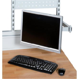Soporte HK para pantalla plana con brazo giratorio de doble bisagra-Leer más