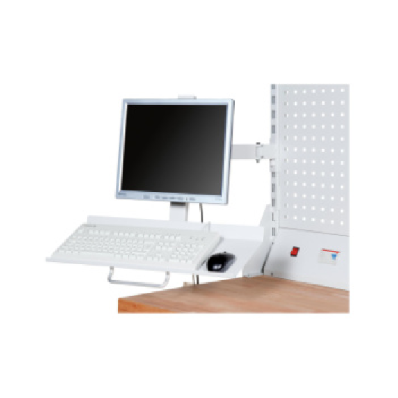 Soporte pantalla y teclado HK para montaje teclado PC y pantalla plana TFT Soporte pantalla y teclado HK para montaje teclado PC y pantalla plana TFT-Leer más