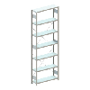 Estantería galvanizada 7 niveles 3000x1000x300 mm