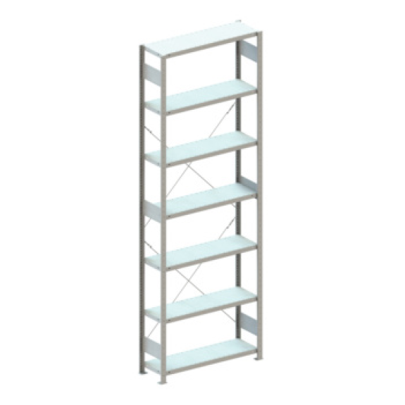 Est. insert. META CLIP 230, galv., 7 est. est. bás. AltxLxF 3000x1000x300 mm-Leer más