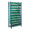 Estante insertable con estantes ajustables