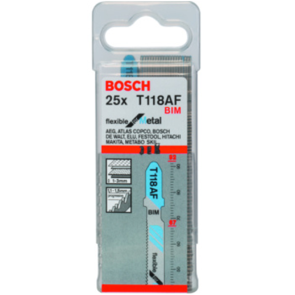 Hojas de sierra de calar BOSCH, 25 piezas, 2 608 634 505 T 118 AF Hojas de sierra de calar BOSCH, 25 piezas, 2 608 634 505 T 118 AF-Leer más