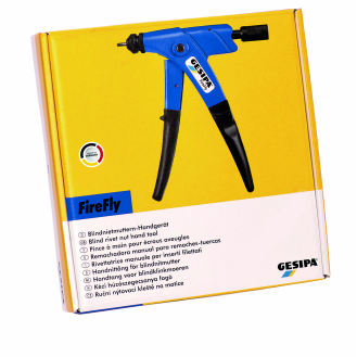 Remachadora manual de tuercas ciegas rem. FireFly GESIPA, con mandril roscado M-Leer más