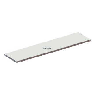 Estante inserción ad. oficina META RAL 7035 compl. 1250x300 (LxF), con acc. fij-Leer más