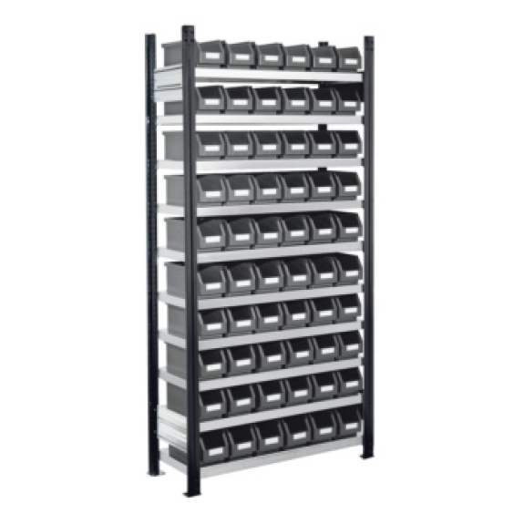Estante insertable con estantes galvanizados ajustables-Leer más
