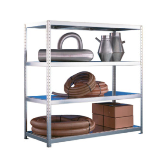 Est. gran cap. META SPEED-RACK 2470x1700x600mm galv. 4 est. con paneles acero-Leer más
