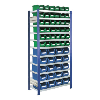 Estante insertable con 11 estantes galvanizados