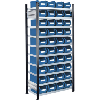 Estante insertable con 10 estantes galvanizados Estante insertable con 10 estantes galvanizados