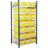 Est. insertable piso básico mod. 15 2000x1000x600 mm 7 estantes galv. RAL 5010
