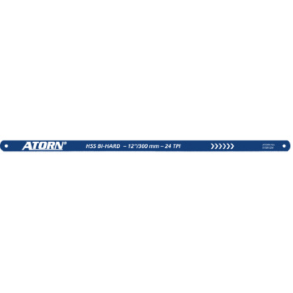Hojas de sierra de mano ATORN, 24 dientes, 300x13x0,65mm, bimetal HSS Hojas de sierra de mano ATORN, 24 dientes, 300x13x0,65mm, bimetal HSS-Leer más