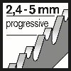 Stichsägeblatt T 345 XF Progressor for Wood and Metal, 25er-Pack