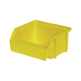 Caja de almacenamiento de polipropileno tamaño 5 90/68x102x49 mm amarilla-Leer más