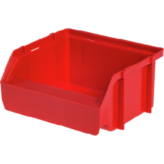 Caja de almacenamiento de polipropileno, tamaño 5, 90/68x102x49 mm, roja-Leer más